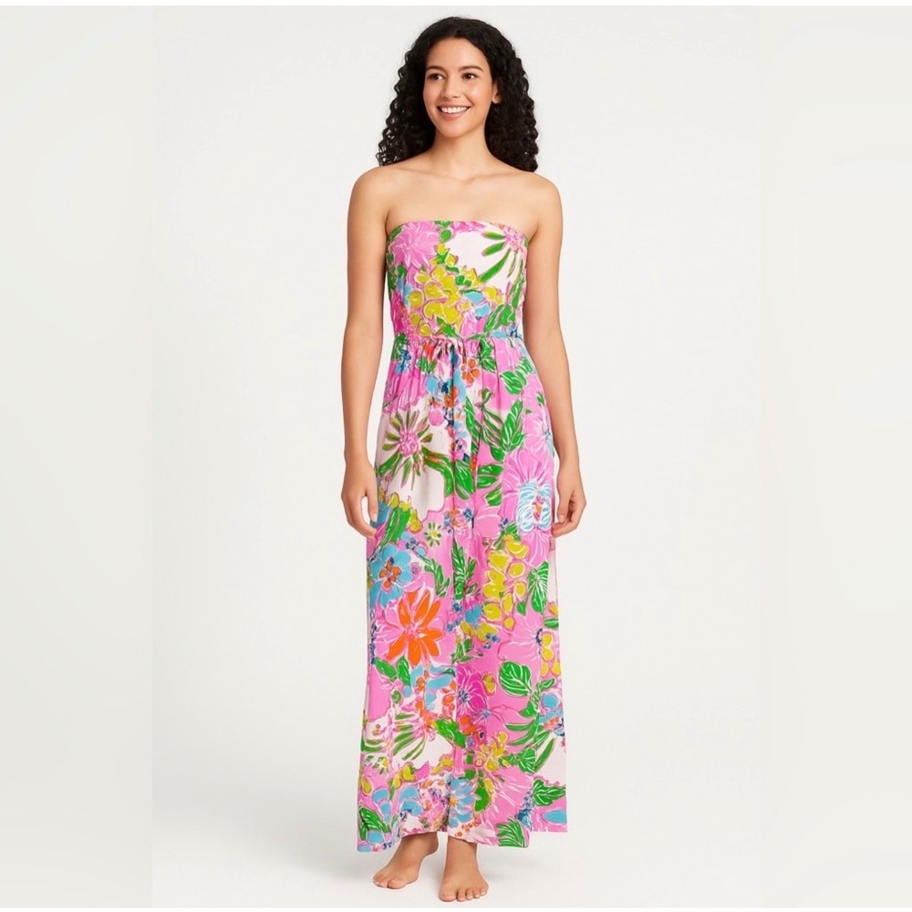 Lilly Pulitzer‎ for Target Strapless Maxi Dress | Size S/P | Floral